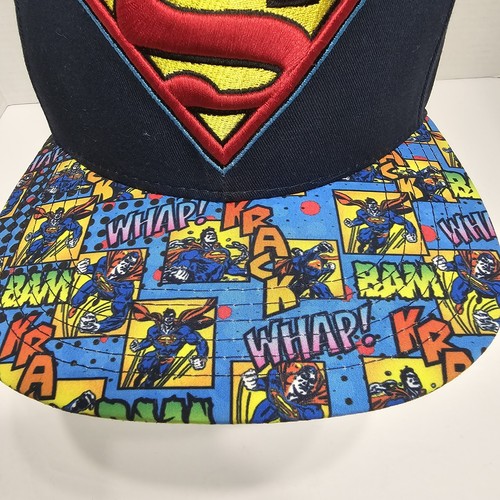 DC Comics Superman Snapback Adjustable Hat Cap - Picture 7 of 19