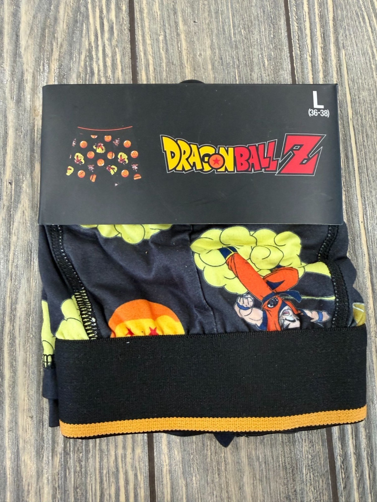 Calzoncillos boxer Dragon Ball Z para hombre L 36-38 tema de anime por Bioworld mezcla de algodón