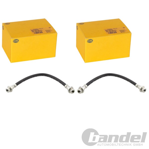 2X Hella Bremsschlauch BremsschlÄUche Hinten Passend FüR Nissan Micra Note-image