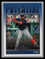 2020 Panini Contenders #P-9 Cristian Pache Potential Insert Atlanta Braves
