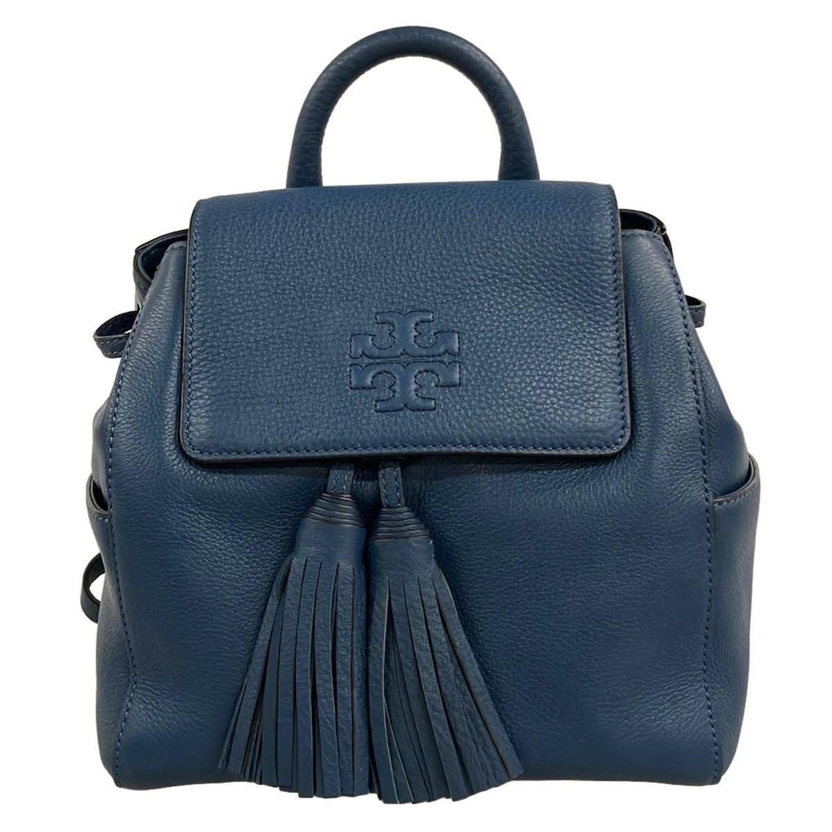 TORY BURCH - Blue Leather Backpack