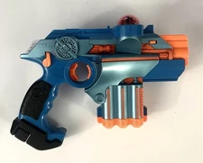 Tiger Electronics Phoenix LTD Blue Laser Tag Toy Gun Tested Works