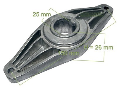 Messerhalter Ø25 mm für SOLO T 18-95.5 20-105.5 23-125.5 23-125.6 HDE V2 473337