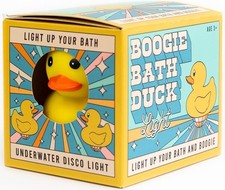 Boogie Bath Duck Disco LED Light-Up Color Bath Tub - Kids Party Ducky Toy