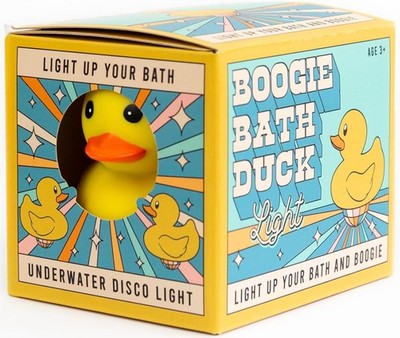   Boogie Bath Duck Disco LED Light-Up Color Bath Tub - Kids Party Ducky Toy  
