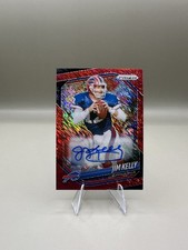 2025 Prizm Football FOTL Jim Kelly Red Shimmer #72 Prizm Auto /35 Buffalo Bills