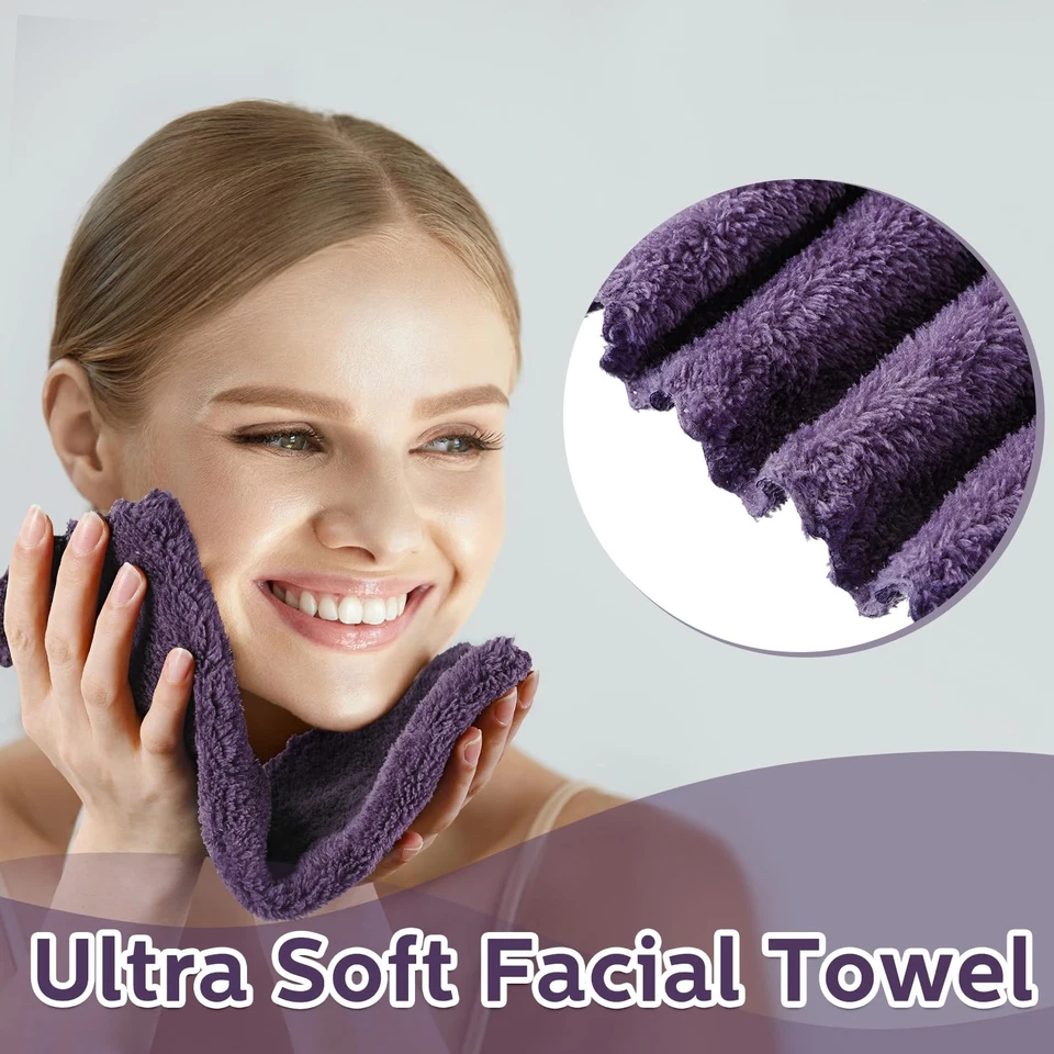 100 piezas paños a granel secado rápido baño lavado ropa 12 x 12 pulgadas cara Foto 4 de 4