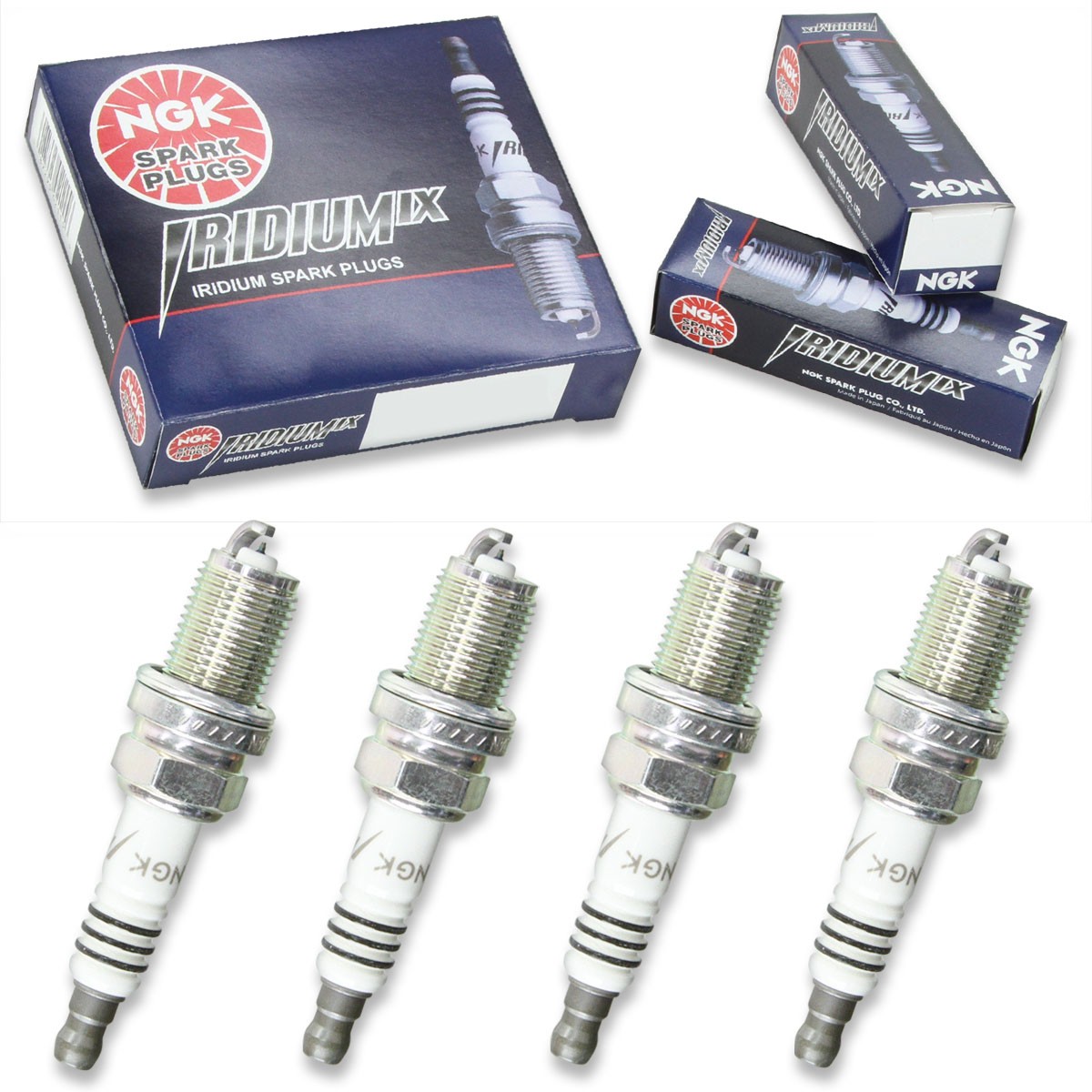 4 pc NGK 2668 BKR8EIX Iridium IX Spark Plugs for QC59YC Q24PRZ-U K24PRZU zk