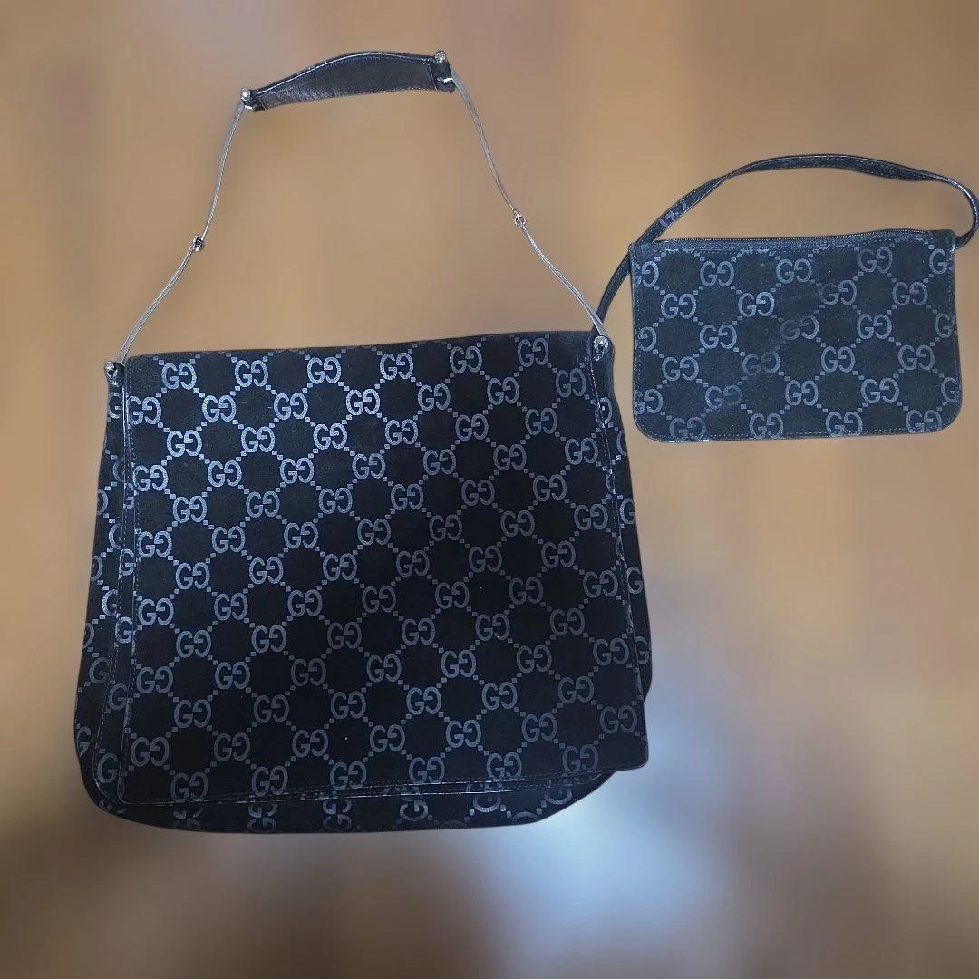 Gucci Black Suede Exterior Bags & Handbags for Women for sale | eBay