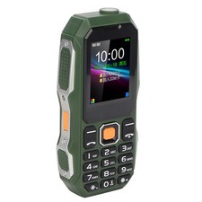Green W2021 1.8 Inch Senior Cell Phone 5800mAh Mini Three Proof Mobile Phon SG