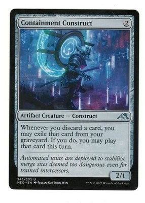 MTG Containment Construct 243 Kamigawa Neon Dynasty Magic The Gathering