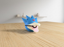 Entoron Pokéball – 3D-Druck | Fan-Design | ca. 7 cm Ø | Deko