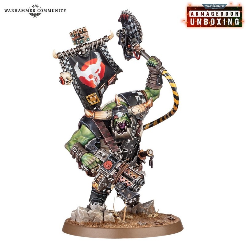 Warhammer 40k Armageddon Ork Warboss PRESALE Ships 20/6
