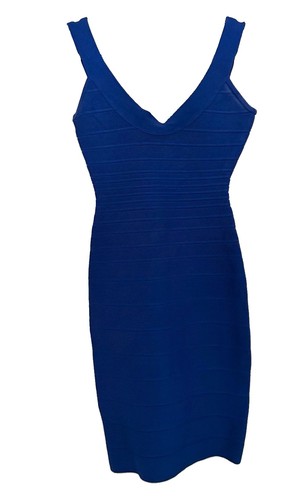 Herve Leger Sydney dress xs Blue Bodycon Bandage Dress  Sleeveless