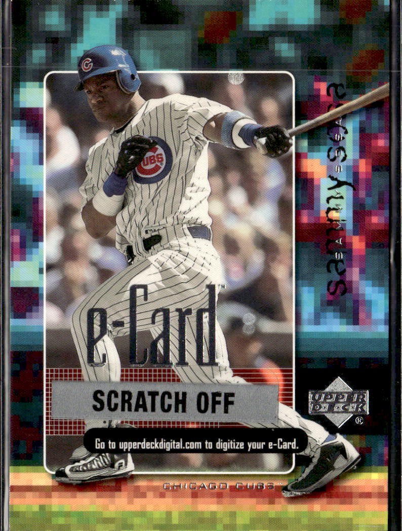 2001 Upper Deck e-Card Sammy Sosa Cubs #E9