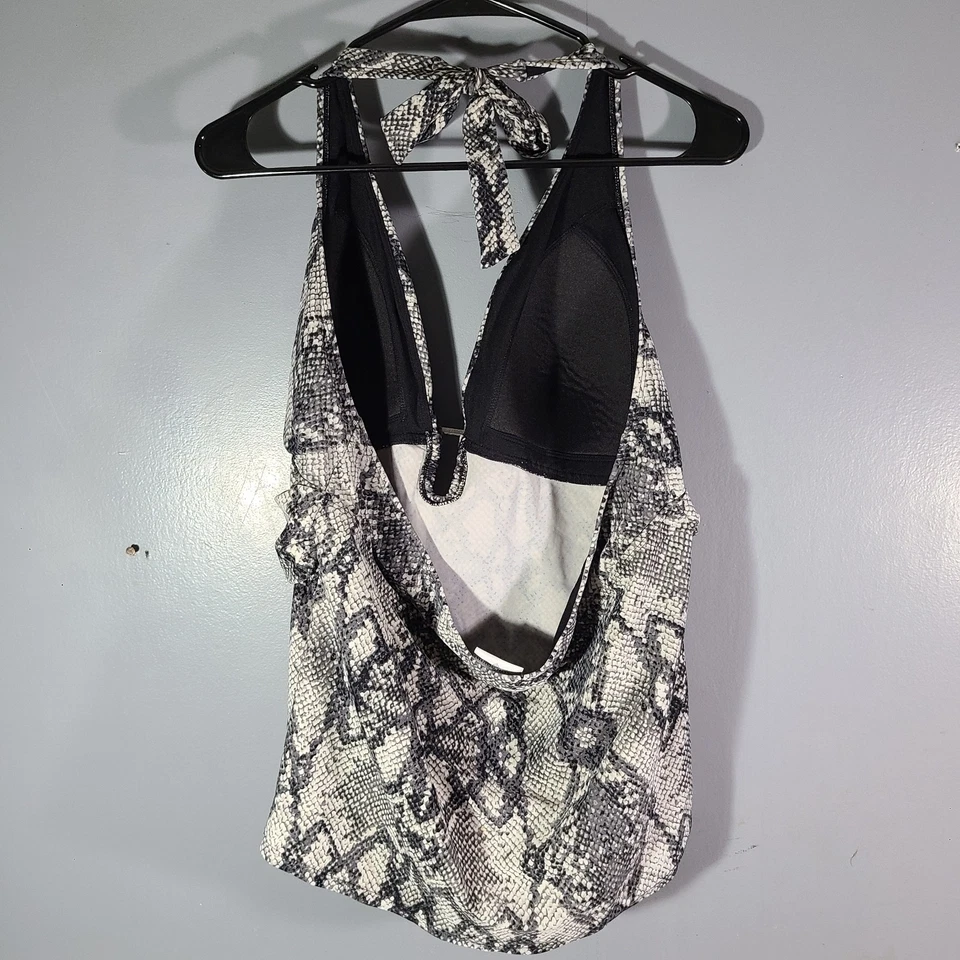 Jaclyn Smith Swimwear Women's Sz 8 Tankini Swim Top & Bikini Bottom - Image 3 of 4