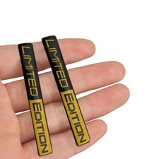2pcs 3D Limited Edition Car Body Emblem Badge Stickers Decals Trim Accessories