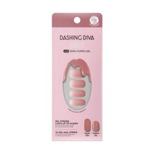 Dashing Diva Glaze Semi-Cured Gel Nail Polish Strips Jelly Glaze 32ct - New