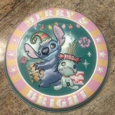 NEW! 2025 Disney LILO & STITCH Round Bottle Cap Metal Hanging Sign!  12” Rare