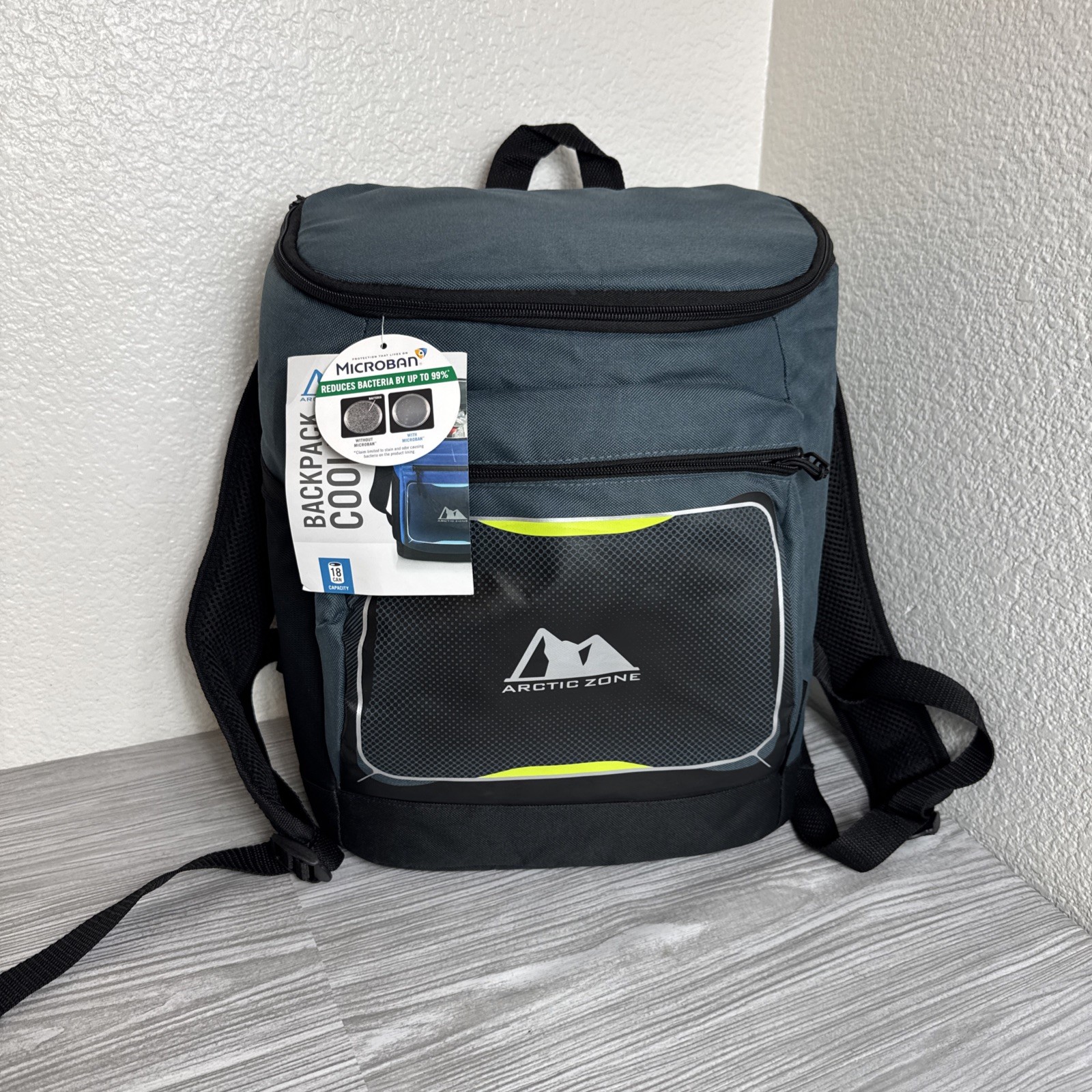 Arctic Zone Backpack Cooler 18 Can Water Repellent Microban  NEW