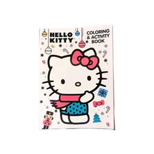 Christmas Theme Hello Kitty Coloring And Activity Book 