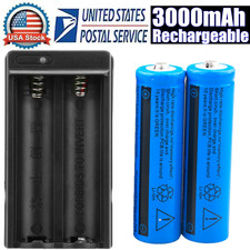 Li-ion Battery&Charger 3000mAh 3.7V Rechargea...