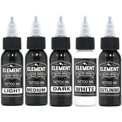 Greywash Tattoo Ink Set - American Craftsmanship