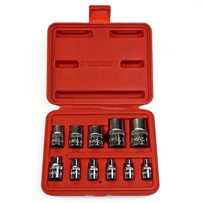 MAC Tools SMXVE11B 11 Piece Inverted Star Socket Set w/ Case-A