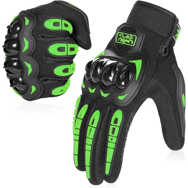 Motorradhandschuhe GrößE L GrüN Cofit Touchscreen KnöChelschutz-image