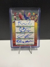 2025 Leaf Glory of the Game 4 Autos Garnett, Barkley, Rodman, Hayes 4G-2 /5 AU