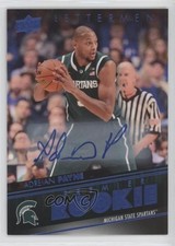 2014-15 Upper Deck Lettermen Premier Rookie Blue Adreian Payne #52 Auto 2z8
