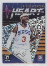 2018 Panini Donruss Optic All Heart Fast Break Holo Prizm Allen Iverson HOF 1yo