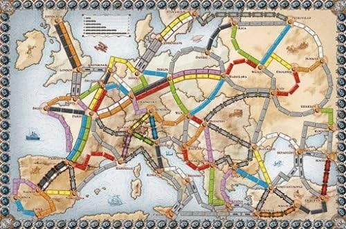 Asmodee 200098 "Ticket to ride: Europe" Boardgame - German Language Classic - Image 4 of 4