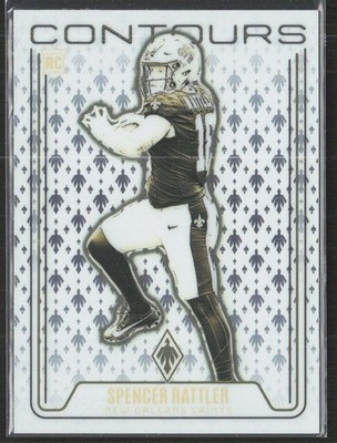 2024 Panini Phoenix #CON-SRR Spencer Rattler Contours New Orleans Saints RC (T)