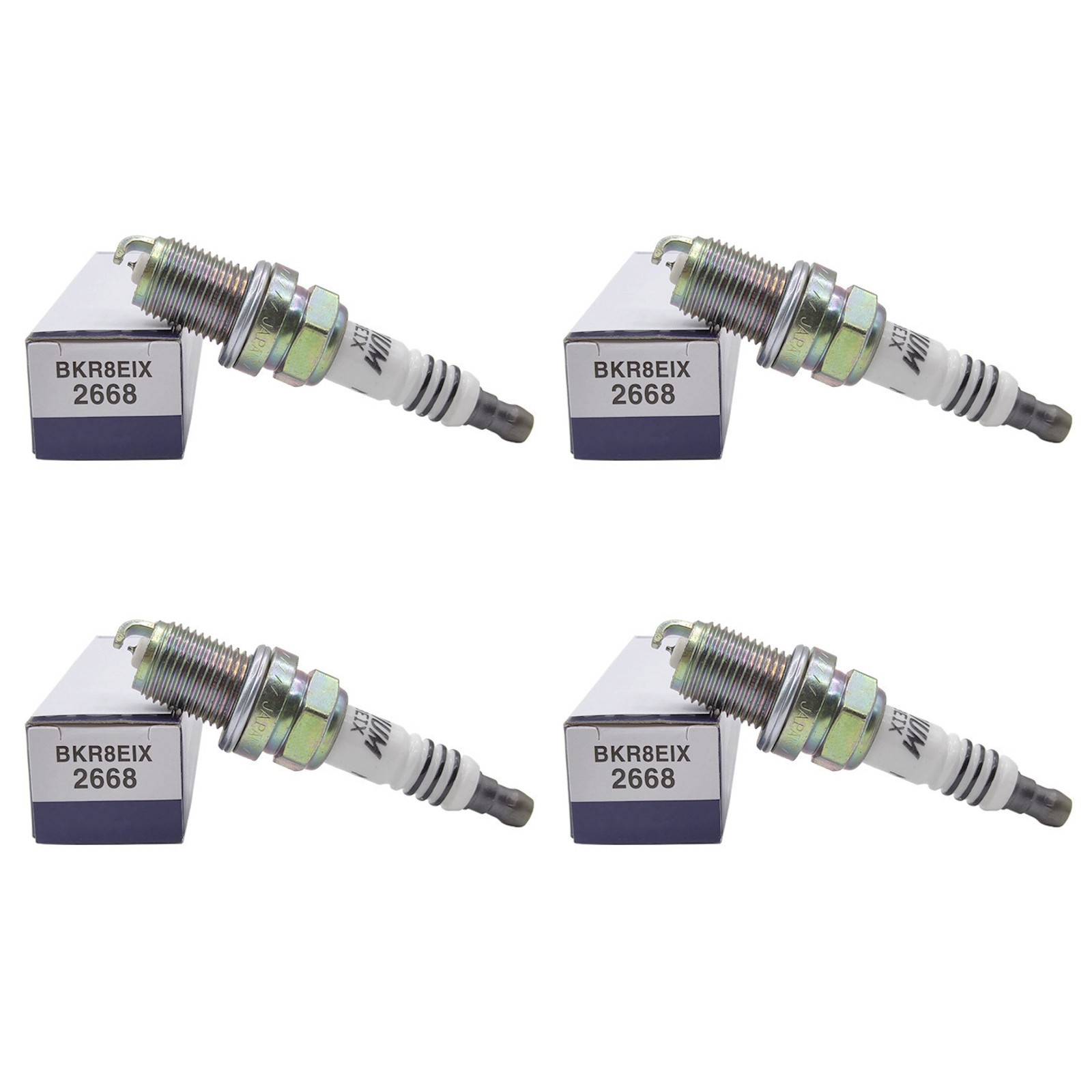 4PCS 2668 NGK Iridium IX Spark Plugs for Audi A6 Quattro Q5 Q7 S4/ Cayenne V6