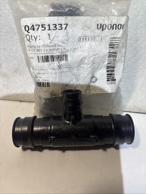 Lot of 2 Uponor Q4751337 ProPEX Reducing Tee 1-1/4'' x 1-1/4'' x 3/4'' PEX Fitting
