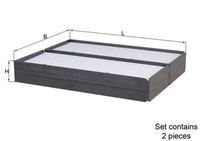 Innenraumfilter Mahle LA 896/S Partikelfilter FüR Hyundai FÉ Santa SM EF Trajet
