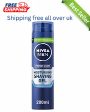 NIVEA Men Protect Care Moisturising Men Shaving Gel Beard Care 200ml Aloe Vera 30.50 per litre