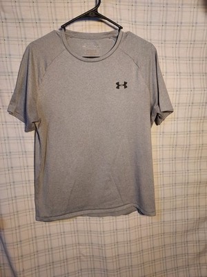 Under Armour Tech Tee Medium Gray Short Sleeve Athletic Shirt