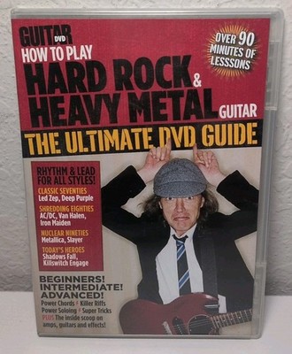 Guitar DVD How To Play Hard Rock & Heavy Metal Ultimate DVD Guide R30
