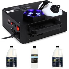Chauvet DJ Geyser P5 5-LED RGBA UV Vertical Fog Machine Essentials Bundle