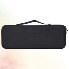 Reusable Hard Plastic Keyboard Protective Case Travel Storage Bag Black