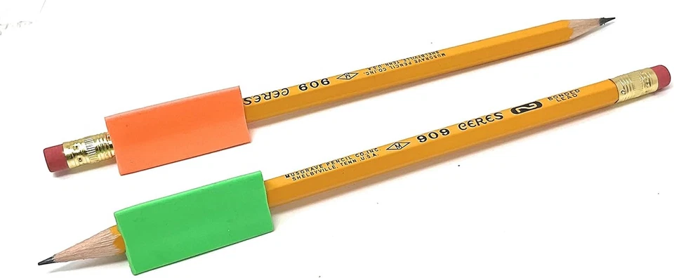 Empuñadura para lápiz triangular, colores surtidos (18 empuñaduras) Foto 2 de 4