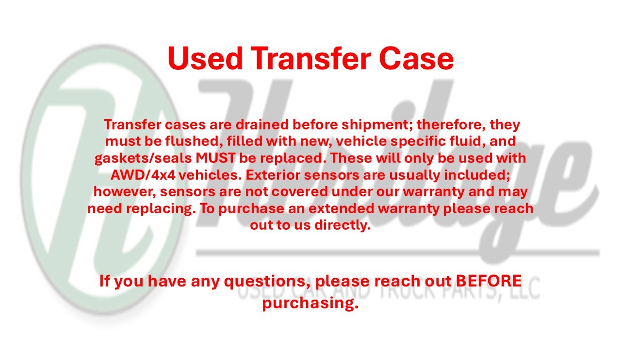 2017 Maserati Levante OEM Transfer Case Assembly 3.0L Turbo V6 AWD