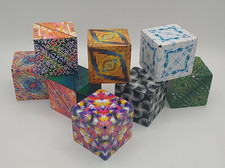 Shashibo Cube Magnetic Fidget Puzzle Toy Lot Of 8