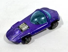 Vintage 1968 Hot Wheels Redline Silhouette Diecast Toy Car In Purple