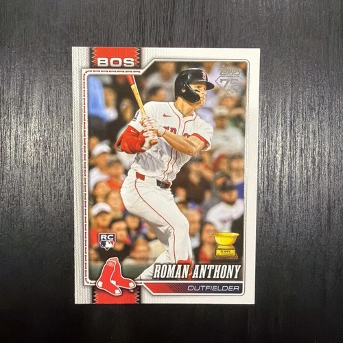 2026 Topps Series 1 Roman Anthony RC Gold Cup Red Sox