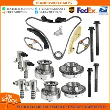 Timing Chain Kit With VVT CAM Phasers For 3.5L 2011-2017 Ford F-150 Lincoln MKX