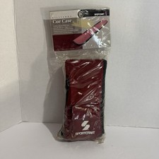 SPORTCRAFT BILLIARDS CUE CASE. NEW IN PACKAGE Fits 58" or less RED