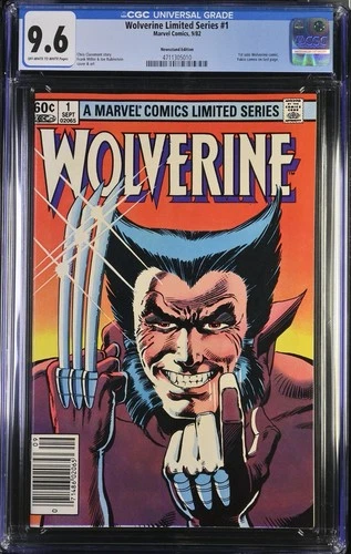 Wolverine #1 Newsstand Sept 1982 - 1ST SOLO WOLVERINE TITLE - CGC Graded 9.6